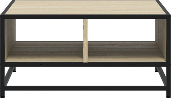 vidaXL Τραπεζάκι Καφέ, Δρυς Sonoma, 60,5x60,5x30 εκ.
