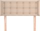 vidaXL Μαξιλαροθήκη uszak cappuccino, 83x16x78/88 cm, από συνθετικό δέρμα