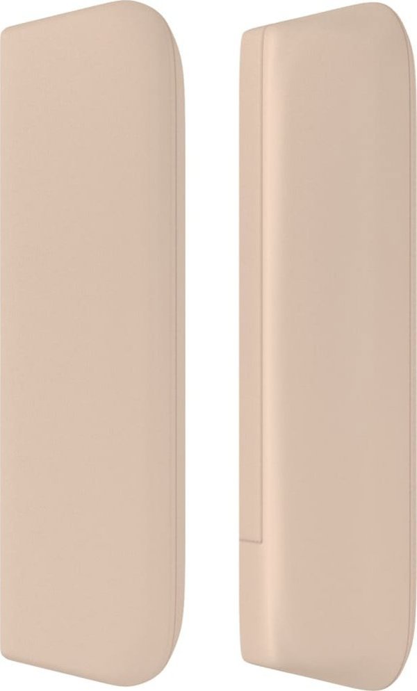 vidaXL Μαξιλαροθήκη uszak cappuccino, 83x16x78/88 cm, από συνθετικό δέρμα