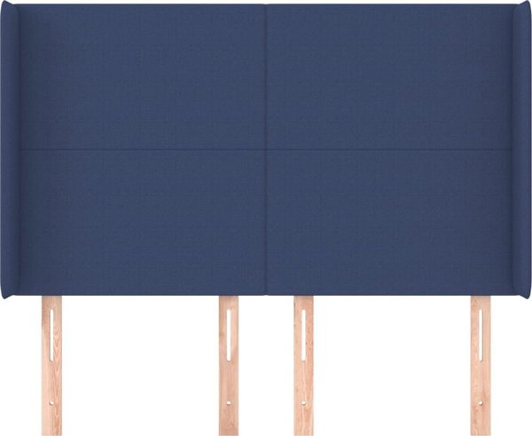 vidaXL Κεφαλάρι uszak μπλε 147x16x118/128 cm ύφασμα