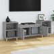 vidaXL Szafka pod telewizor, szary dab sonoma, 160x35x55 cm