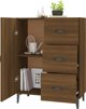 vidaXL Ντουλάπι από καφέ δρυς, 69,5x34x90 εκ, σύνθετο ξύλινο υλικό