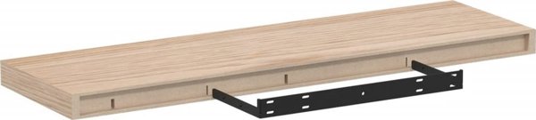 vidaXL Ράφι 80x23,5x4 εκ. Υλικό Ξύλου
