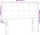 vidaXL Κεφαλάρι κρεβατιού με LED, κρεμ, 80x5x78/88 εκ., τεχνόδερμα