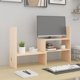 vidaXL Podstawka na monitor, (39-72)x17x43 cm, lite drewno sosnowe