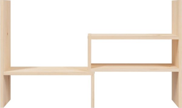 vidaXL Podstawka na monitor, (39-72)x17x43 cm, lite drewno sosnowe