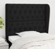 vidaXL Μαύρο Προσκέφαλο Uszak, 103x23x118/128 εκ