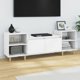 vidaXL Λευκή βάση τηλεόρασης 80x36x50 cm από υλικό ξύλου