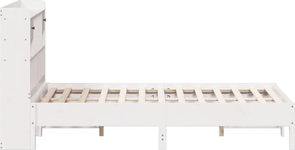 vidaXL Κρεβάτι με ράφι sosnowe 150x200 cm