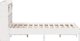 vidaXL Κρεβάτι με ράφι sosnowe 150x200 cm