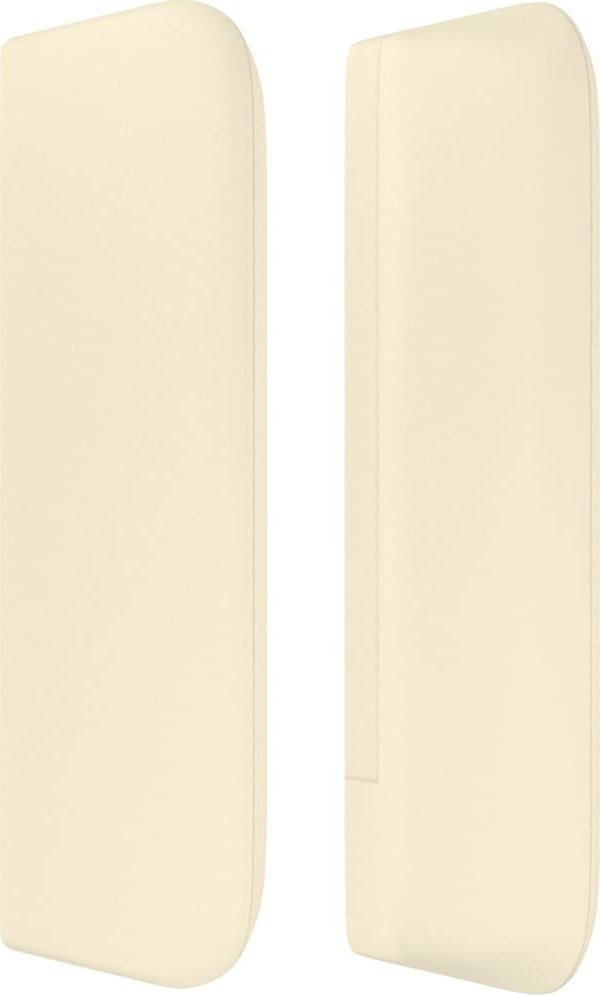 vidaXL Κεφαλαριό uszak κρεμ 93x16x78/88 cm από συνθετικό δέρμα