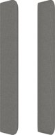 vidaXL Κεφαλάρι uszak σκούρο γκρι 183x16x118/128 εκ. ύφασμα