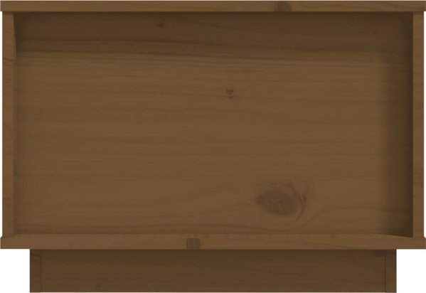 vidaXL Τραπεζάκι καφέ, χρώμα μέλι, 60x50x35 εκ., από μασίφ πεύκο
