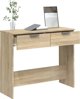 vidaXL Stolik konsolowy, dab sonoma, 90x36x75 cm