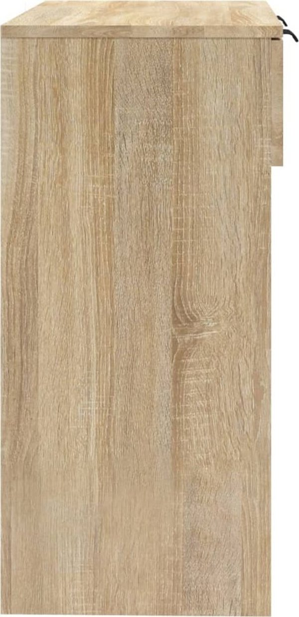 vidaXL Stolik konsolowy, dab sonoma, 90x36x75 cm