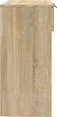 vidaXL Stolik konsolowy, dab sonoma, 90x36x75 cm