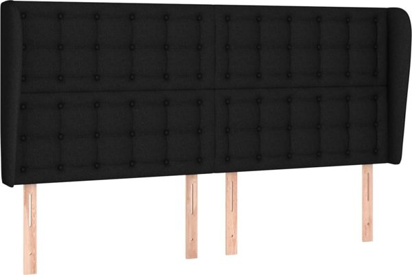 vidaXL Zaglozek uszak, mavro, 183x23x118/128 cm, tkanina