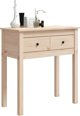 vidaXL vidaXL Stolik konsolowy, 70x35x75 cm, lite drewno sosnowe