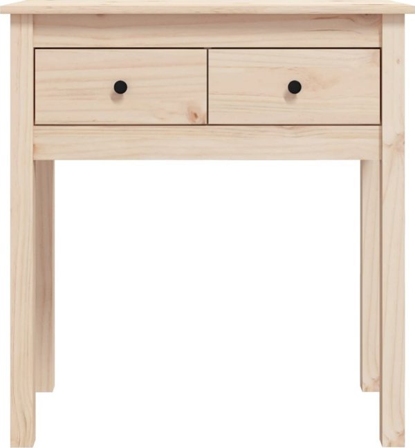 vidaXL vidaXL Stolik konsolowy, 70x35x75 cm, lite drewno sosnowe