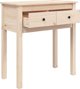 vidaXL vidaXL Stolik konsolowy, 70x35x75 cm, lite drewno sosnowe