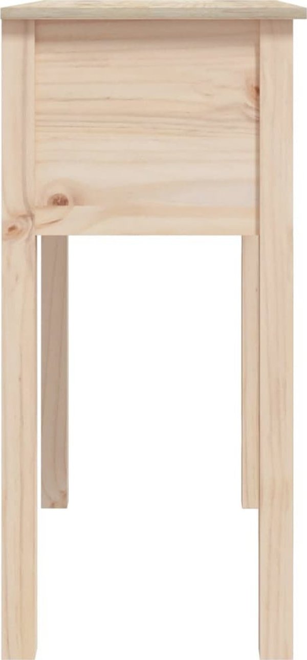 vidaXL vidaXL Stolik konsolowy, 70x35x75 cm, lite drewno sosnowe