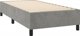 vidaXL Κρεβάτι κοντινένταλ με στρώμα και LED, γκρι, 80x200 cm, βελούδο