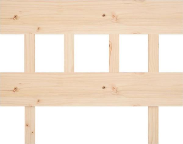 vidaXL Προσκέφαλο κρεβατιού 93,5x3x81 cm, συμπαγές ξύλο πεύκου