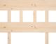 vidaXL Προσκέφαλο κρεβατιού 93,5x3x81 cm, συμπαγές ξύλο πεύκου