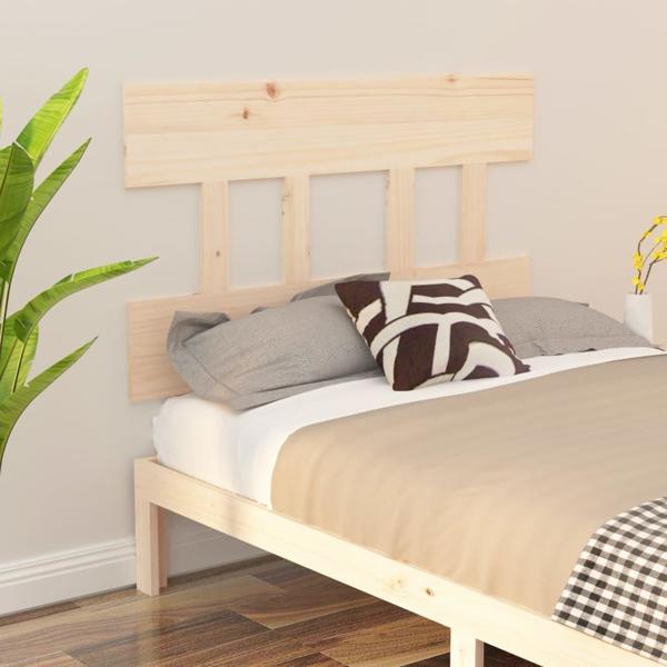 vidaXL Προσκέφαλο κρεβατιού 93,5x3x81 cm, συμπαγές ξύλο πεύκου