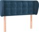 vidaXL Κεφαλάρι uszak, σκούρο μπλε, 93x23x78/88 cm, βελούδινο