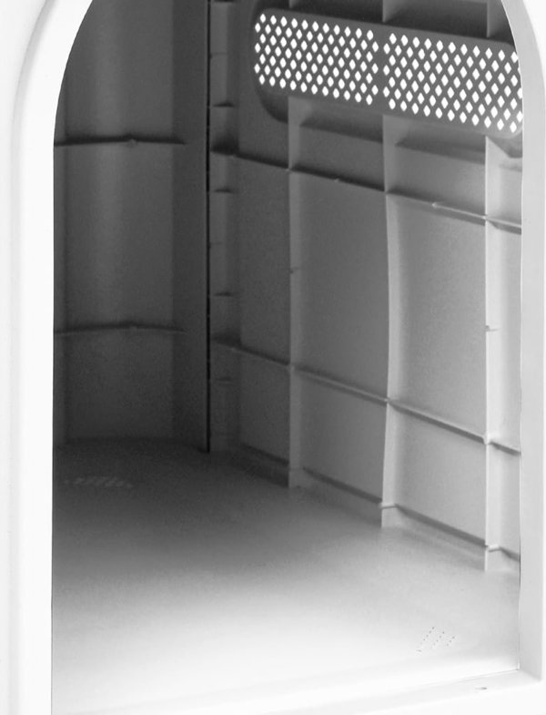 vidaXL vidaXL Buda dla psa, szara, 59x75x66 cm, polipropylen