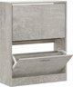 vidaXL Szafka na buty, szarosc betonu, 63x24x81 cm