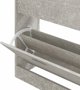 vidaXL Szafka na buty, szarosc betonu, 63x24x81 cm
