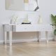 vidaXL Καθρέπτης Τραπεζάκι Καφέ 106x45x45 cm Πλάκα και Γυαλί