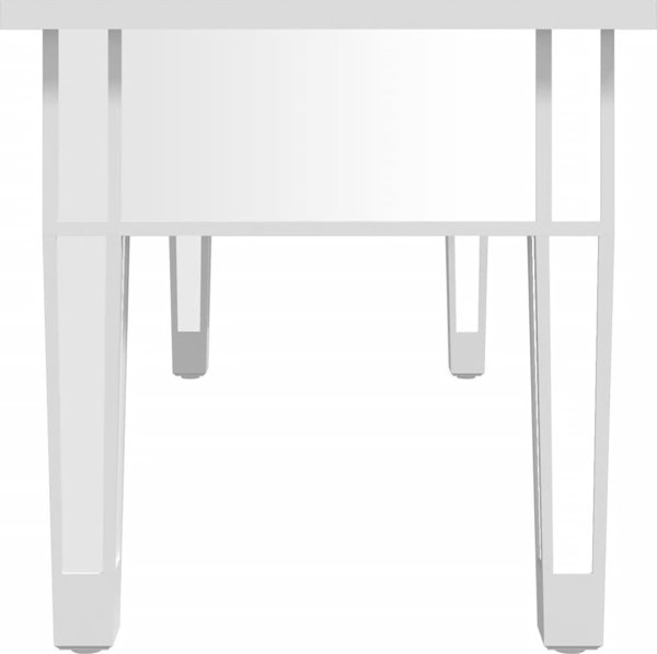 vidaXL Καθρέπτης Τραπεζάκι Καφέ 106x45x45 cm Πλάκα και Γυαλί