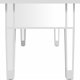 vidaXL Καθρέπτης Τραπεζάκι Καφέ 106x45x45 cm Πλάκα και Γυαλί