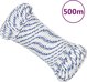 vidaXL Ναυτικό Σχοινί Λευκό, 3 mm, 500 m, πολυπροπυλένιο
