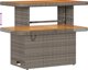 vidaXL Σετ Κήπου Καναπέ 12 Τεμαχίων με Μαξιλάρια, Γκρι Πολυρατάν, Ακακία