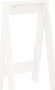 vidaXL Stolki, 2 szt., biale, 40x40x75 cm, lite drewno sosnowe
