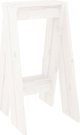 vidaXL Stolki, 2 szt., biale, 40x40x75 cm, lite drewno sosnowe