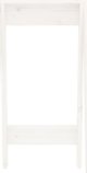vidaXL Stolki, 2 szt., biale, 40x40x75 cm, lite drewno sosnowe