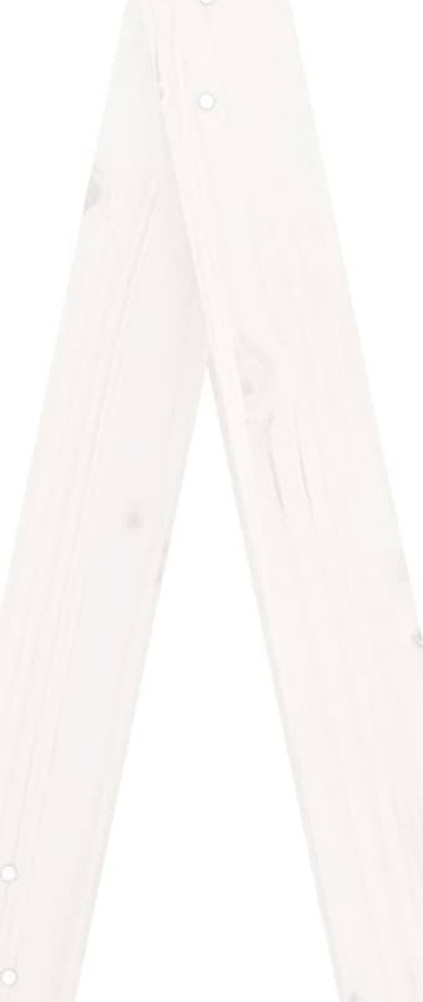 vidaXL Stolki, 2 szt., biale, 40x40x75 cm, lite drewno sosnowe