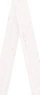 vidaXL Stolki, 2 szt., biale, 40x40x75 cm, lite drewno sosnowe