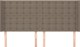 vidaXL vidaXL Κεφαλάρι uszak, taupe, 183x16x118/128 cm, ύφασμα