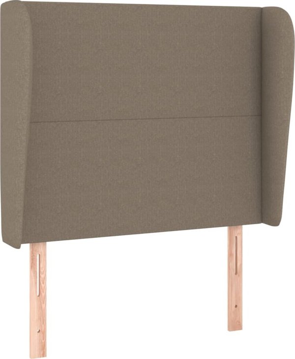 vidaXL Κεφαλάρι uszak, taupe, 103x23x118/128 cm, ύφασμα