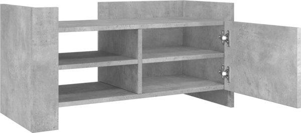 vidaXL Szafka pod TV szarosc betonu 80x35x40 cm