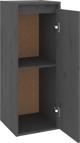 vidaXL Ντουλάπι τοίχου, γκρι, 30x30x80 εκ, συμπαγές πεύκο
