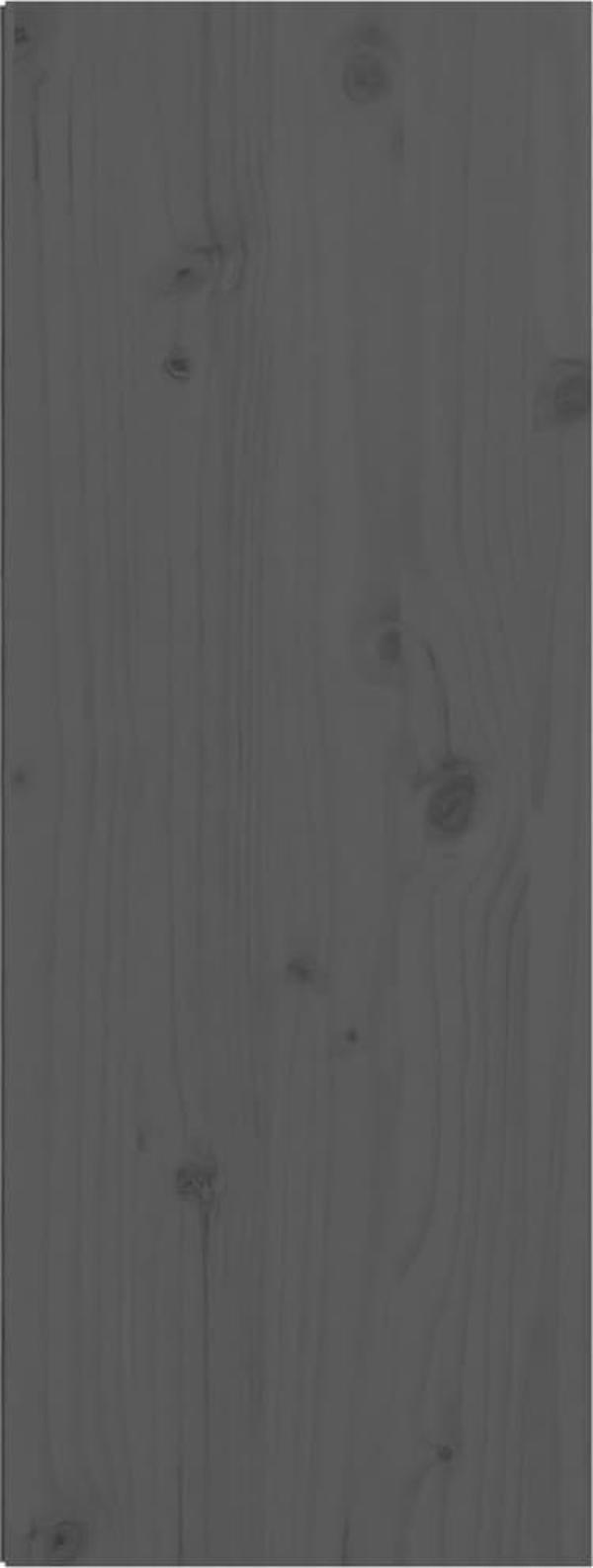 vidaXL Ντουλάπι τοίχου, γκρι, 30x30x80 εκ, συμπαγές πεύκο