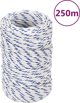 vidaXL Ναυτικό σχοινί, λευκό, 2 mm, 250 m, πολυπροπυλένιο