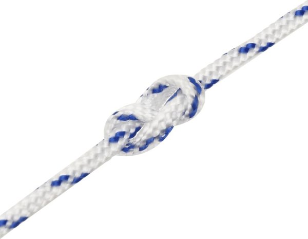 vidaXL Ναυτικό σχοινί, λευκό, 2 mm, 250 m, πολυπροπυλένιο